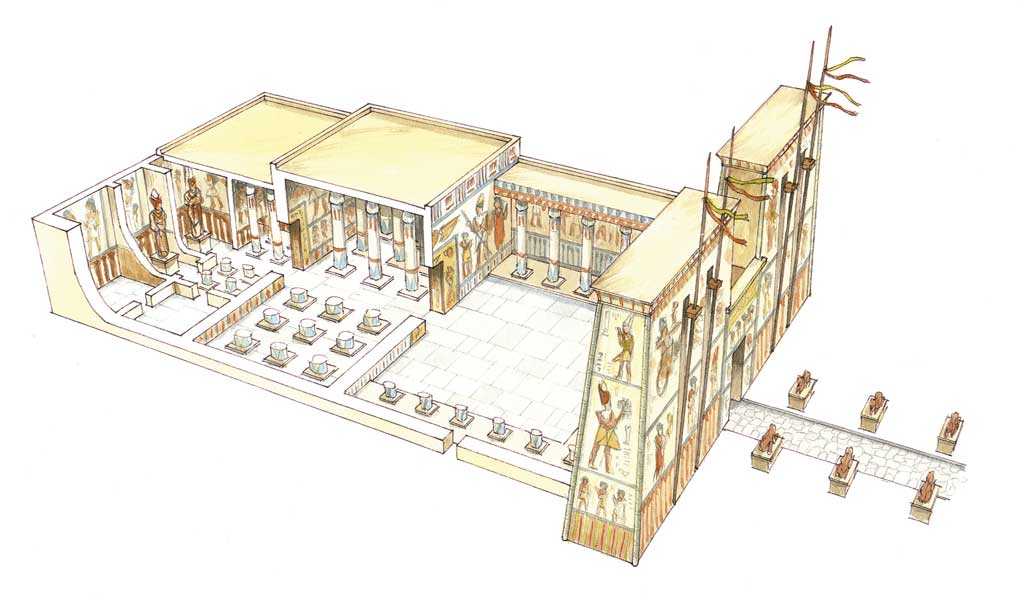 Resultado de imagen de parts of a egyptian temple